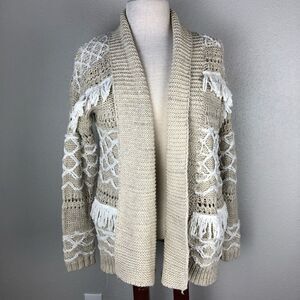 Lucky Brand Long Sleeve Cardigan Sweater Size XS